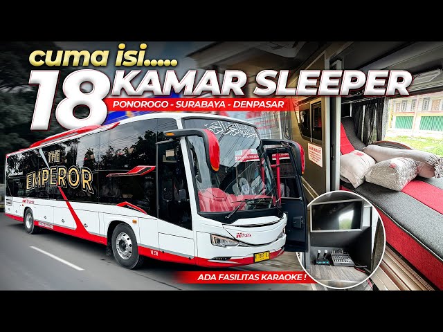 Rp 470.000 Mencoba Sleeper Bus Terbaik Menuju Bali ‼️The Emperor MTrans #1 class=