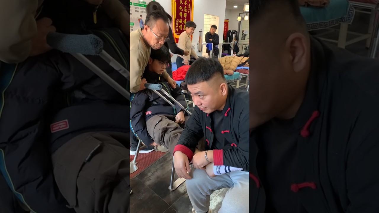 E1173 After the😁☺️treatment,the 😎🥰🌹boy's foot has significantly improved!He no longer needs crutches