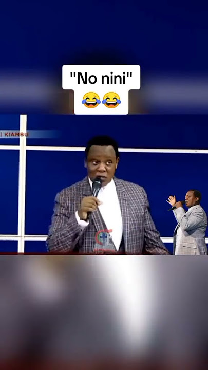 No Nini😜😂 || Archbishop Harrison Nganga #trendingvideo #archbishopharrisonnganga #funny