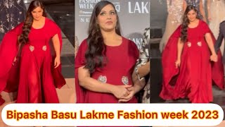 After Become Mother Bipasha Basu first Ramp Walk for Lakmé Fashion week 2023❤️😍