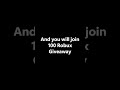 Comment to join 100 Robux Giveaway!!! #robuxgiveaway