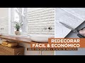 Diseño Interior  Redecorar facil y económico con pisos SPC y placas 3D de Muresco