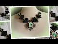 Колье канзаши из атласных лент, мастер класс / diy how to make a necklace