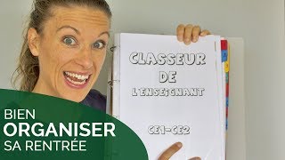 MON CLASSEUR DE MAITRESSE POUR PREPARER LA RENTREE [VLOG 07]