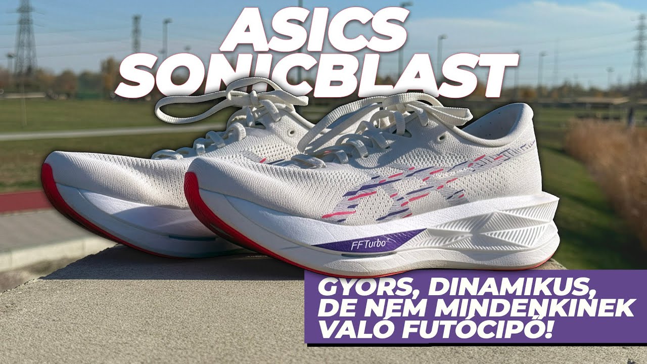 video ASICS Sonicblast futócipő