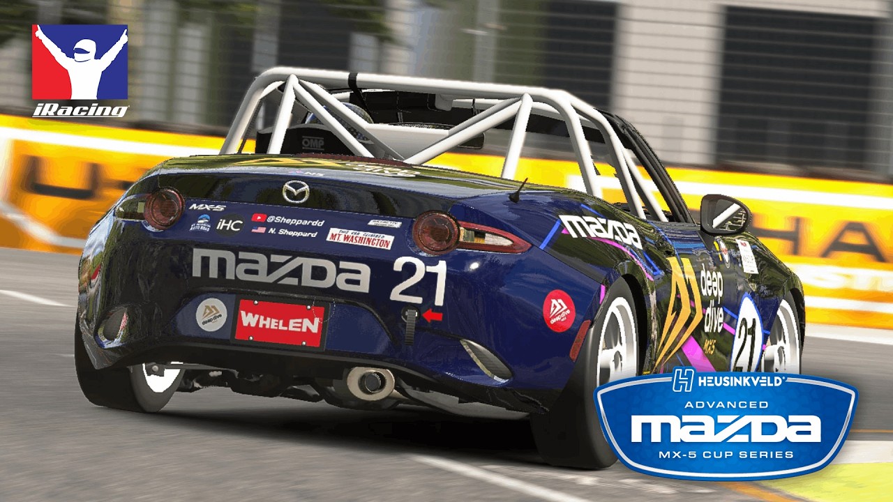 (iRacing) Advanced Mazda MX-5 Cup Series @ Adelaide Street Circuit (P1/P1)