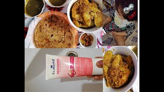 AALLU K PARATHEY|| MANGO PICKLE || ELMORE FACEWASH SHORT REVIEW.