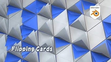 [Tut] Flipping Cards / Delayed Animation - Blender Geometry Nodes 3.1 Field