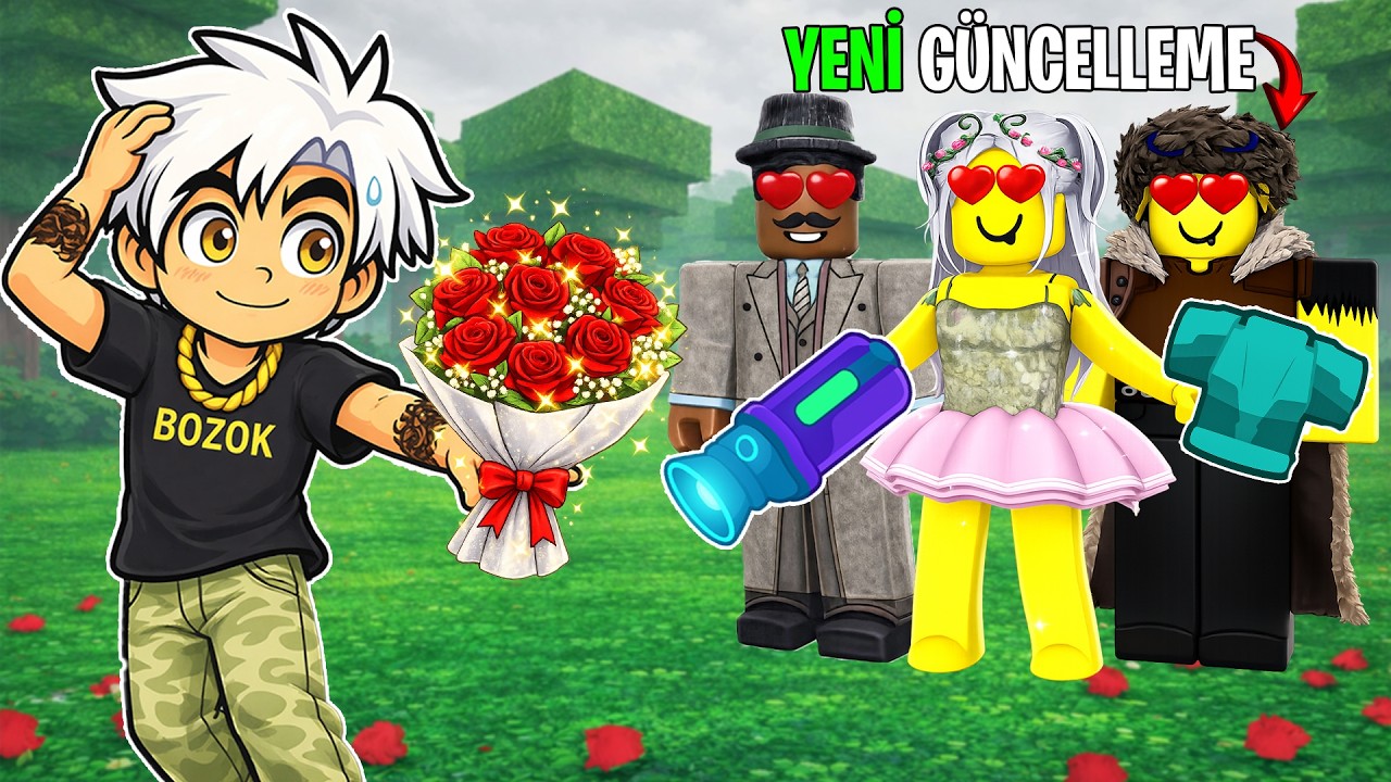 YENİ SEVGİLİLER GÜNÜ GÜNCELLEMESİ! 😍 ÇİÇEK VERDİM, EFSANEVİ EŞYA ALDIM! 😱 | Roblox