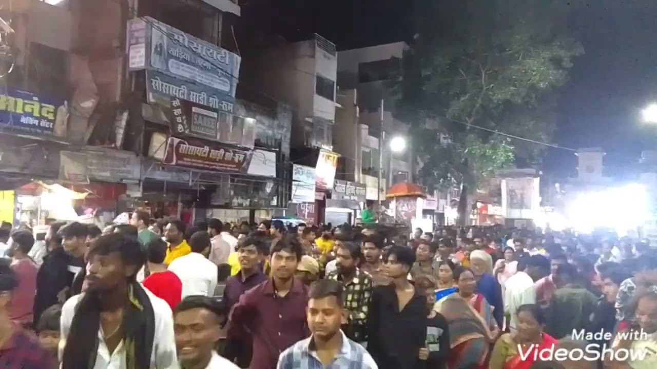 जबलपुर दशहरा चल समारोह तीनपत्ती से हनुमान ताल 5 लाख से जयदा श्रद्धालु का माता की भक्ति