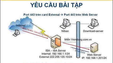 Video cho phép truy cập vào web server từ mạng ngoài bằng giao thức https