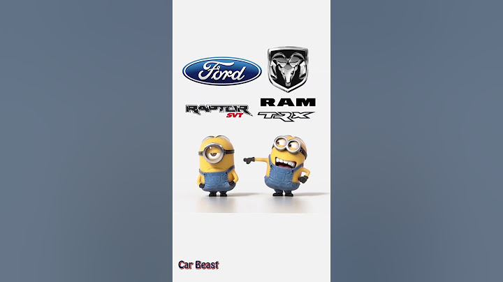 Ford F-150 Raptor R VS Ram TRX Minions style funny.#trending #tiktok #status #funny #foryou#fyp#ram