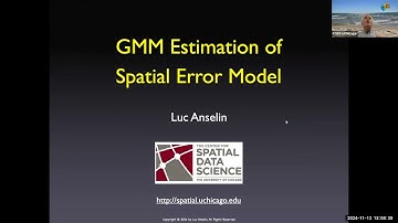 Applied Spatial Regression Analysis - Lecture: GMM Estimation of Spatial Error Model