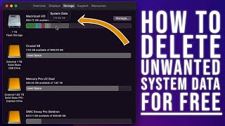 How To Clear Unwanted System Storage/Other on Your Mac For Free