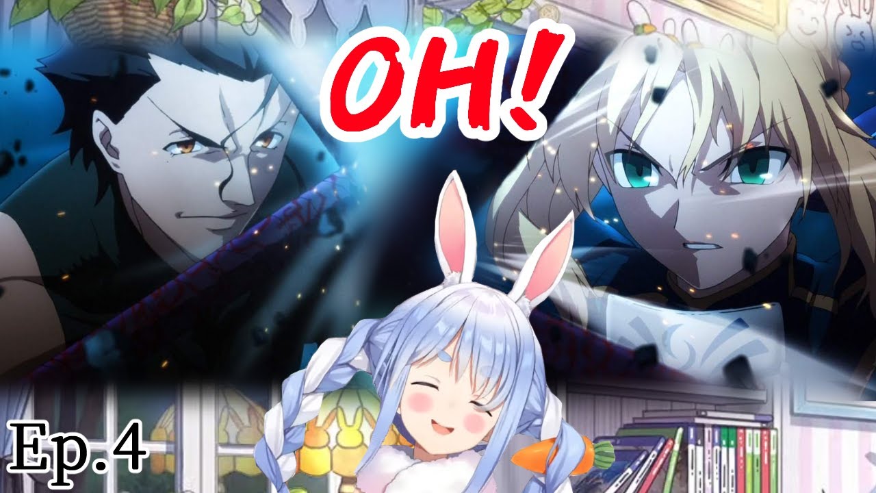 Saber VS Lancer!【Fate/Zero Ep.4】【ENG sub_Translation ホロライブ切り抜き】 - YouTube