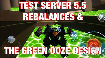 TEST SERVER 5.5 THE FACTORY MAP, CRYOGENIC WEAPONS  & MORE REBALANCES: War Robots
