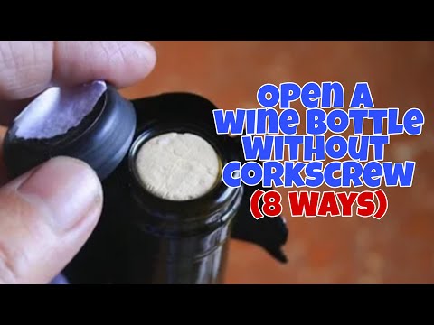 Video: Paano Buksan Ang Isang Bote Nang Walang Corkscrew