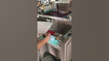 Vertical Screen Printing Machine For anti-counterfeit label
