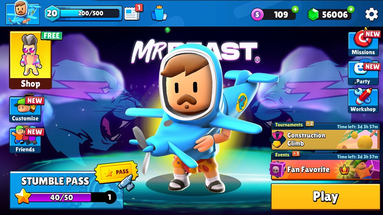 OMG!! MR.BEAST IS BACK | Stumble Guys - YouTube