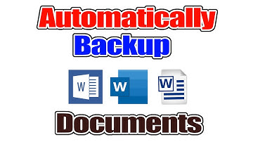 Create Backup of a Word file. Backup Word documents automatically. Automatically backup a word file.