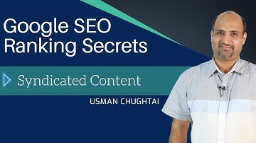 Google SEO Ranking Secrets in 2022| Syndicated Content|SEO Tutorial |Ecommerce Wala