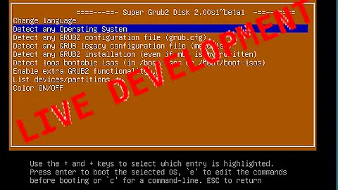 Improve grub detect loop (Super Grub2 Disk - Live Development)