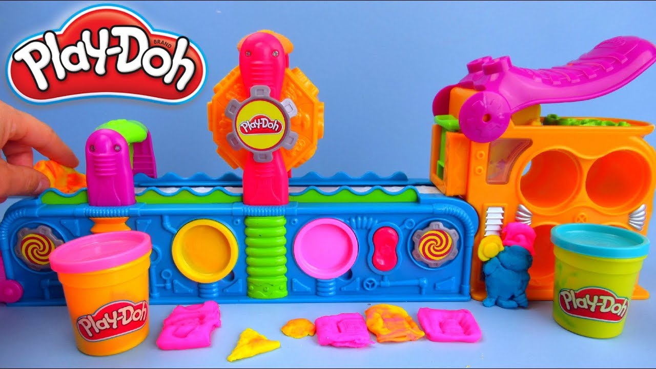 Fun Factory Deluxe Play-Doh Set Over 30 Tools Included with 6 Colors of  Play-Doh