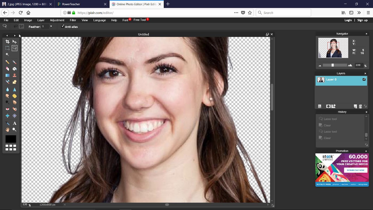 Make the background of an image or photo transparent / translucent, Online  Image Editor