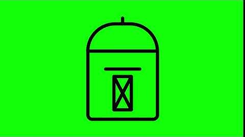 Animated Postbox on Green Screen With Pop-up Sound