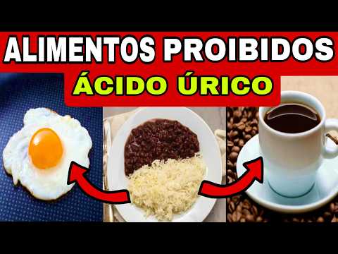 6 Alimentos PROIBIDOS para ÁCIDO ÚRICO ALTO e os 6 Melhores para BAIXAR o ÁCIDO ÚRICO