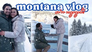 ENGAGEMENT VLOG | Getting Engaged in Montana ❄