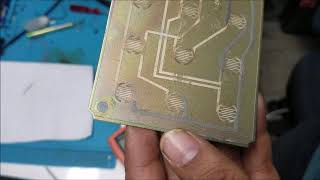 keypads traces repair using conductive paint