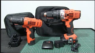 TALADROS A BATERÍA BLACK + DECKER