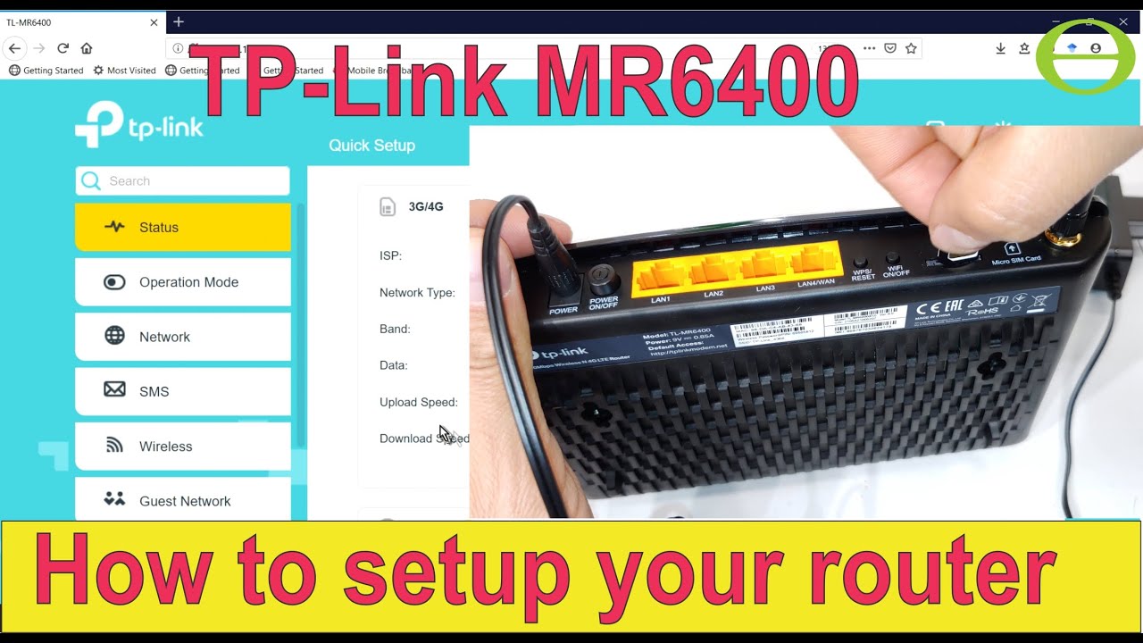 Routeur TP-Link 300MBTS TL-MR6400 4GLTE - PREMICE COMPUTER