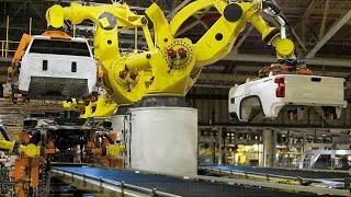 Inside Billions $ Highly Robotized  GM Factory Producing Chevrolet Silverado