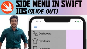 Side menu (slide out) in IOS without using Third party Swift 5 Xcode 11 | No Sound | Part2