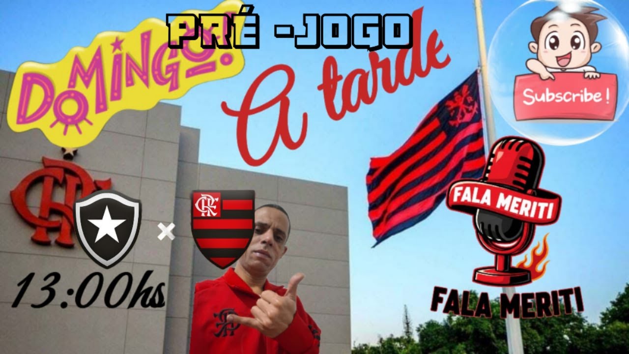 Domingão do MERITI⚫🔴🗣️🎙️⚽ Resenha esportiva de Pré jogo
