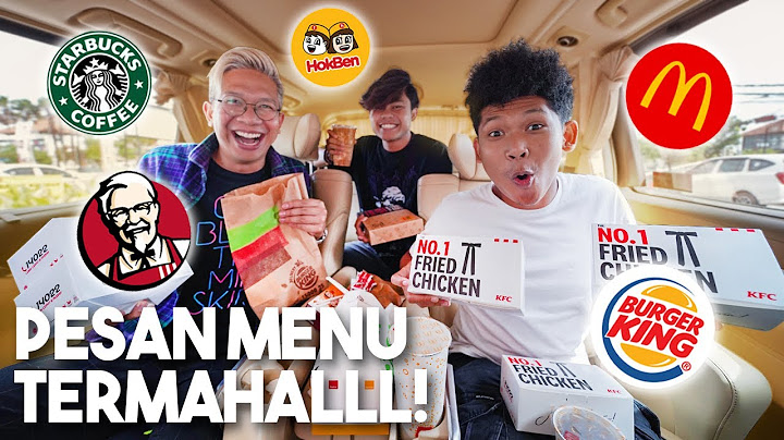 ORDER THE MOST EXPENSIVE MENU!! TURNS OUT THIS IS THE FOOD!!
