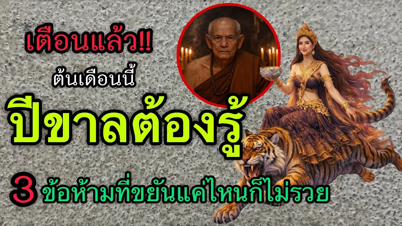 ‼️ คนปีขาล‼️ ห้ามพลาดเคล็ดลับนี้ 10ปีมีหนึ่งครั้ง 🙏💸￼