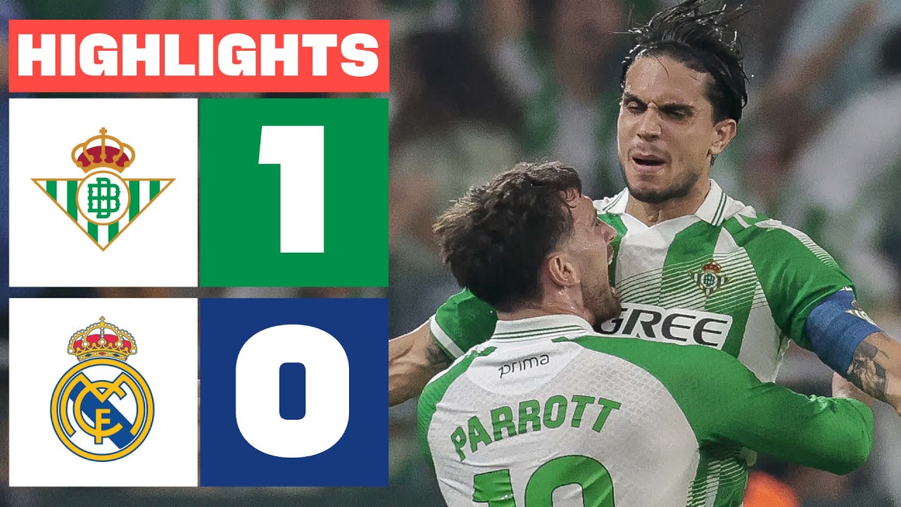 Videoresumen del Betis - Real Madrid