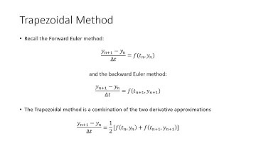 Numerical Analysis - Trapezoidal Method