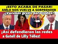 ¡Esto acaba de pasar! AMLO nos sorprende con esta gran noticia. Así responedieron a Lilly Téllez