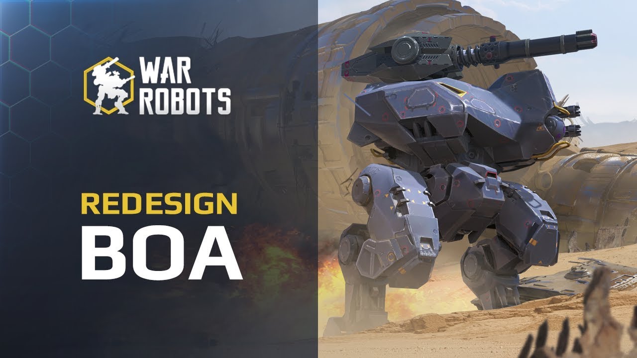 War Robots Boa New Model Youtube