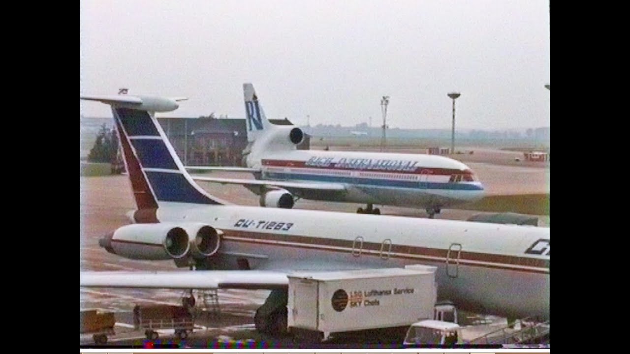 SXF 1995: CUBANA IL 62M + RICH INTERNATIONAL Tristar + Lithuanian Airlines TU 134