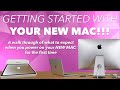 Setting up your new Apple Mac for the FIRST TIME! - Getting started and what to expect!