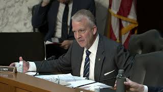 Sen. Dan Sullivan (R-Alaska) at an Armed Services Committee hearing - March 21, 2024