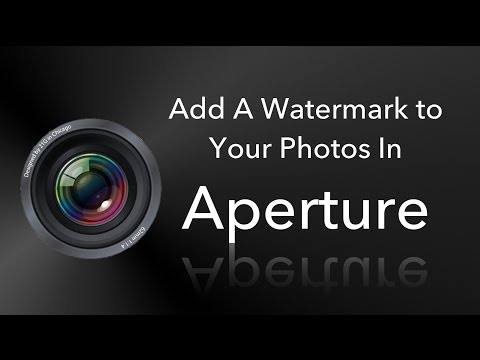 Add A Watermark to Your Photos in Aperture