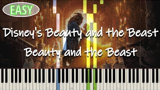 Disney's Beauty and the Beast - Beauty and the Beast | EASY Piano Tutorial