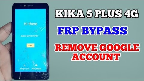 How to Bypass google account Kicka 5 Android 8.0.1 frp Remove Google Lock with PC