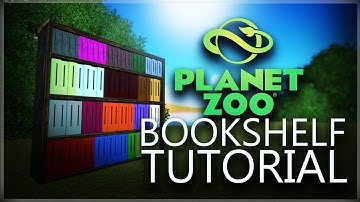 Planet Zoo Gift Shop Tutorial E4: Bookshelf